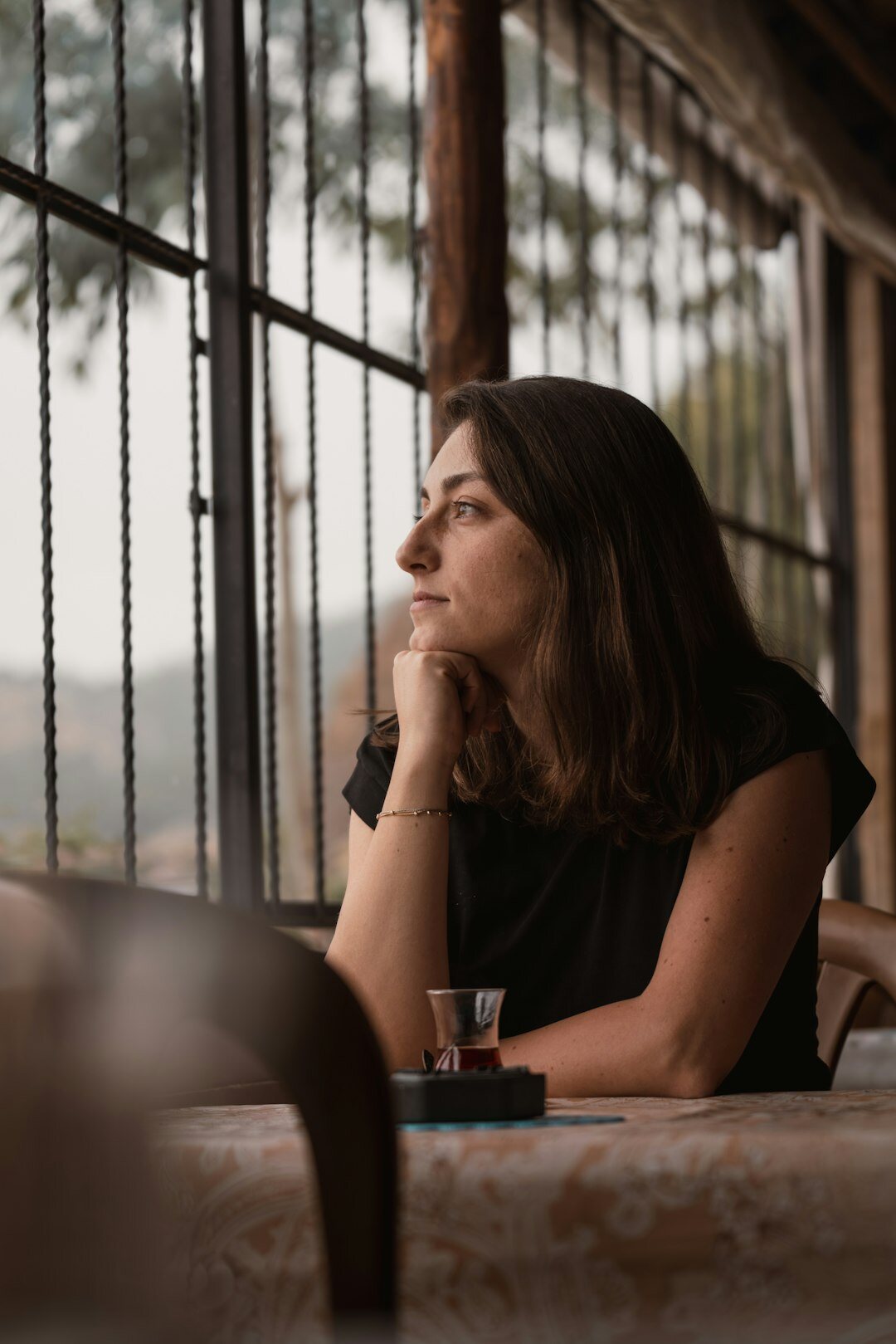 Portrait of a Turkish conflict resolution coach and psychologist